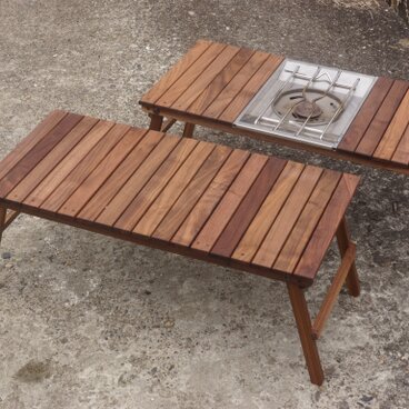 ウォールナット　フォールディングテーブル