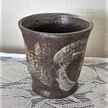 N-201 黒刷毛目フリーカップ