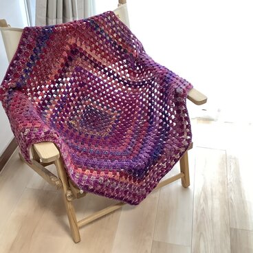 手編み ＊ ブランケット