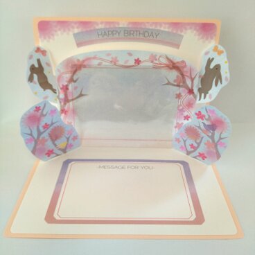 【手作りキット】春色のポップアップカード