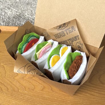 おままごと・セット【サンドイッチランチbox】