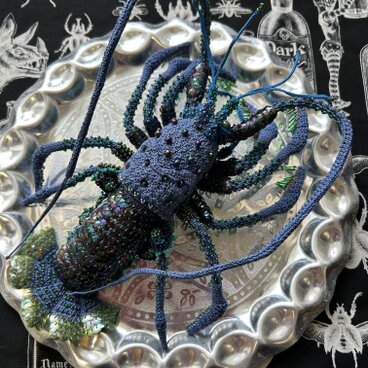 夜凪を這うもの　群青色　objet