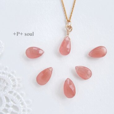 14kgf インカローズdropネックレス【IR-222N】