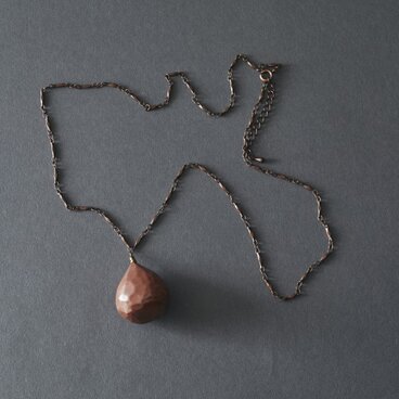 雫（しずく）＊ネックレス＊木製漆