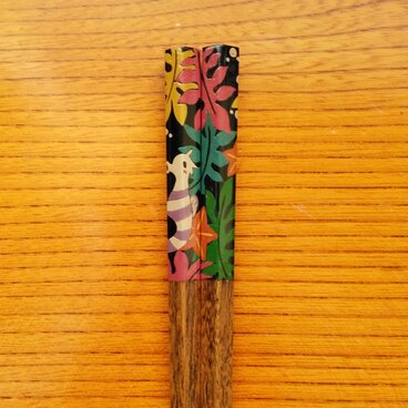 タツノオトシゴの五角子供箸〔18㎝〕