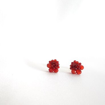 小耳さん向け耳飾り < red >
