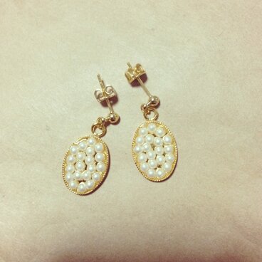 極小パールピアス