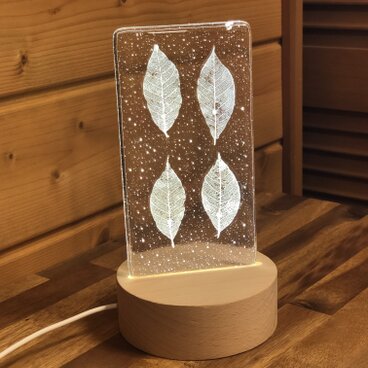 葉脈ランプ『4つ葉』