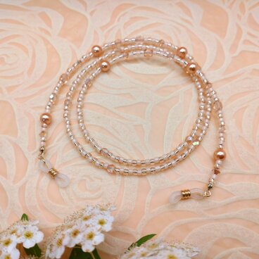 ピンクパールのグラスコード