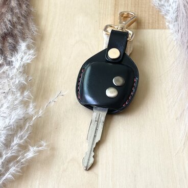 【選べる革とステッチ】 ダイハツ コペン 等 スマートキーケース キーカバー キーケース 革 A00470