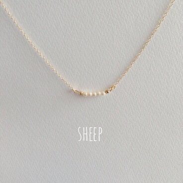 ivory pearl ネックレス  5/3.0