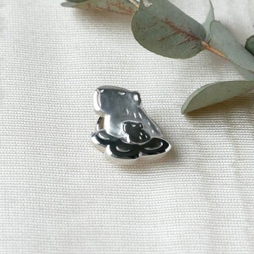 カピバラ/ Silverピンバッジ