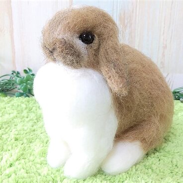 【ロップイヤー様オーダー品】羊毛うさぎ*Lサイズ