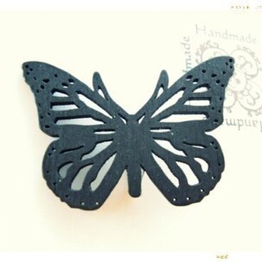 【まっくろちょうちょ】　ブローチ