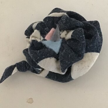 水玉花ポニーフック