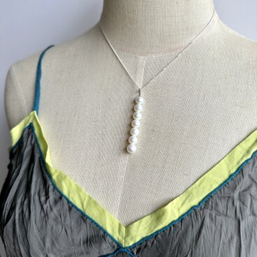 Lucky Seven Pearl Necklace 1 -Silver925