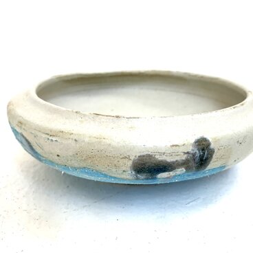 水色ピンク　浅鉢　水盤　蚊やり