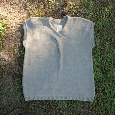 【オーガニックコットン100%】クロスネック　プルオーバー