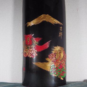 伝統竹工藝品　　讃岐竹一刀【西村秋峯彫　竹花瓶】現代名工に登録【秋峯刀】 西村文男（秋峯） プロフィール | iichi 日々の暮らしを心地よく