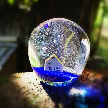 夜の丘　ぺーパーウエイト