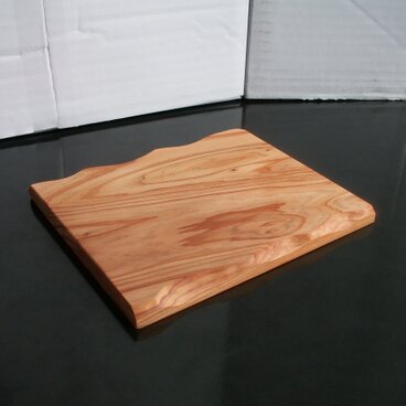 屋久杉　木目の美しい敷板　一輪挿し　花台　マウスパッド　飾り台　K76