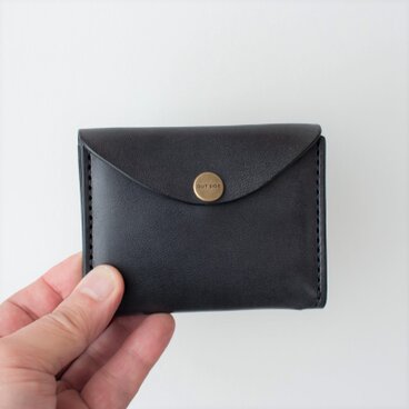 BRIDLE  コンパクト財布 ／ ブラック※受注製作