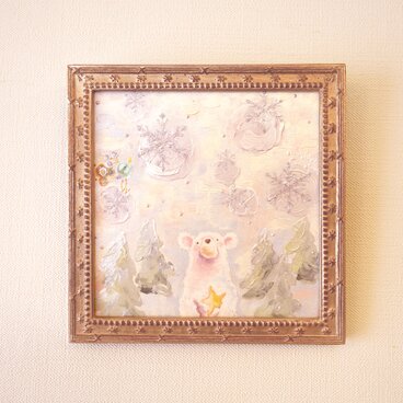 Cさま オーダー作品 専用ページ 原画・冬白色（額装）