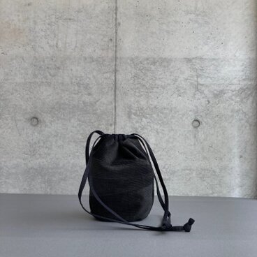 はぎれからうまれた 合切袋 コーデュロイa