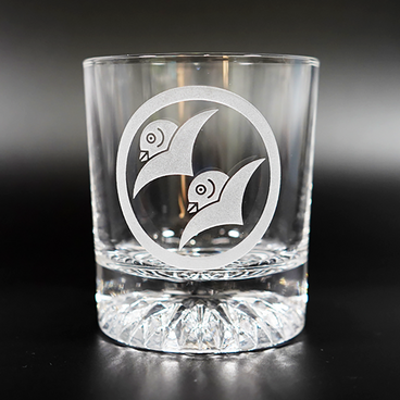 ロックグラス オールドグラス 柴田勝家 家紋 戦国武将 酒 ウィスキー 焼酎 誕生日 父の日 母の日 敬老の日プレゼント ギフト