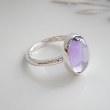 【SV925】アメジストのリング