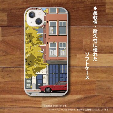 「Autumn city」　ソフトケース型スマホケース　iPhone&Android各機種対応！