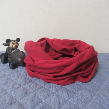 スラブダブルガーゼスヌード《ボジョレー・一重》