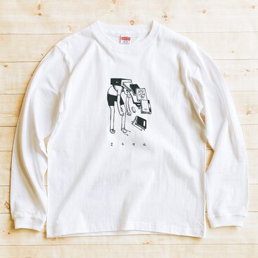 『ランドセル全開』 長袖 Tシャツ 男女兼用 ミラクル