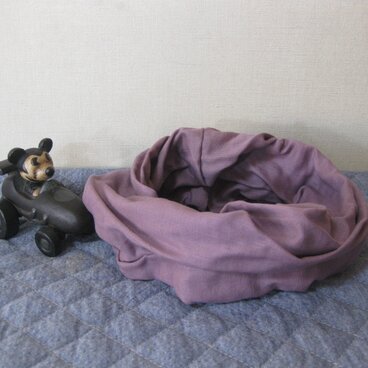 ダブルガーゼスヌード《ダスティピンク・一重》