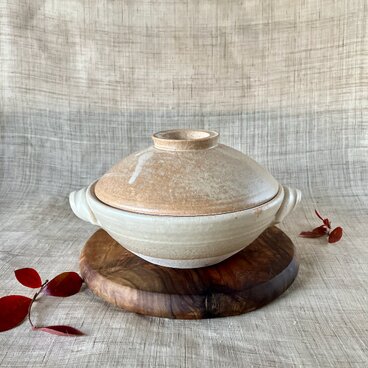 手作り窯焼き土鍋(一人用)