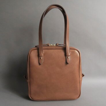 square hand bag (antique brown)