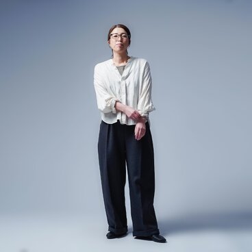 【soco】贅沢な穿き心地! wool100% ワイドパンツ / チャコールグレー b018s-cgy2