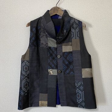 紬P✳︎襟付きベスト