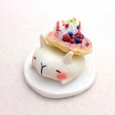 パンケーキアニマル添え ウサギ