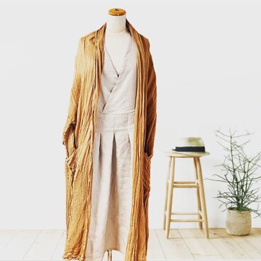 オーダー無料。カシュクールタックスカートワンピース　