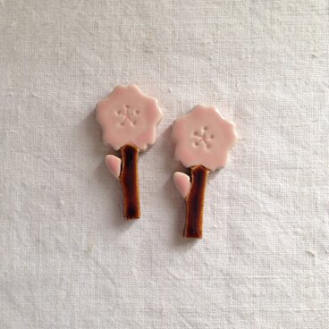 枝桜箸置き(ペア)