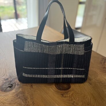 裂き織りバッグ　No.4