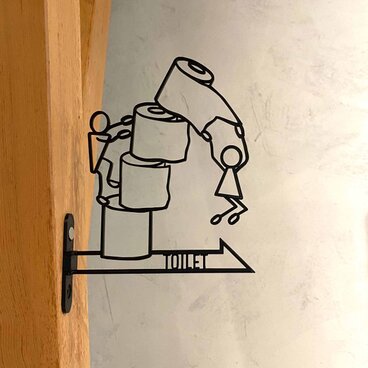 『トイレットペーパータワー_トイレサイン』_トイレ/トイレマーク／WCマーク_054