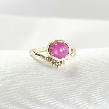 K10　ピンクサファイア　リング