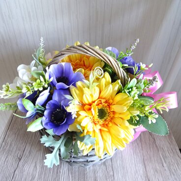 母の日早割　ガーベラアレンジメント