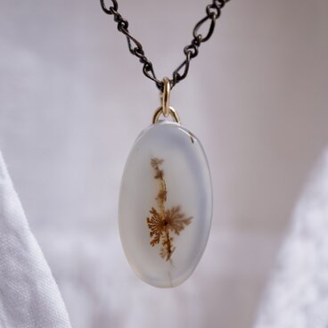 神秘風景Ⅰ~デンドリティックアゲートのペンダント