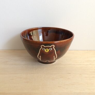 クマの茶碗