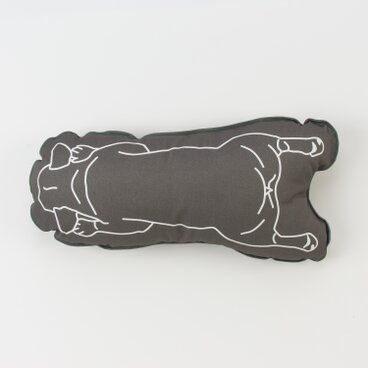 落ちブヒ クッション C（グレー）