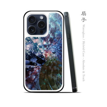 扇子 - 和風 強化ガラスiPhoneケース【iPhone16/16Pro/16ProMax/16Plusも対応】