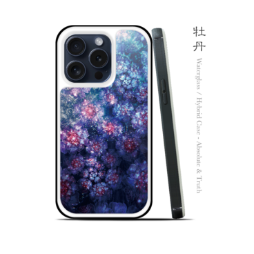 牡丹 - 和風 強化ガラスiPhoneケース【iPhone16/16Pro/16ProMax/16Plusも対応】